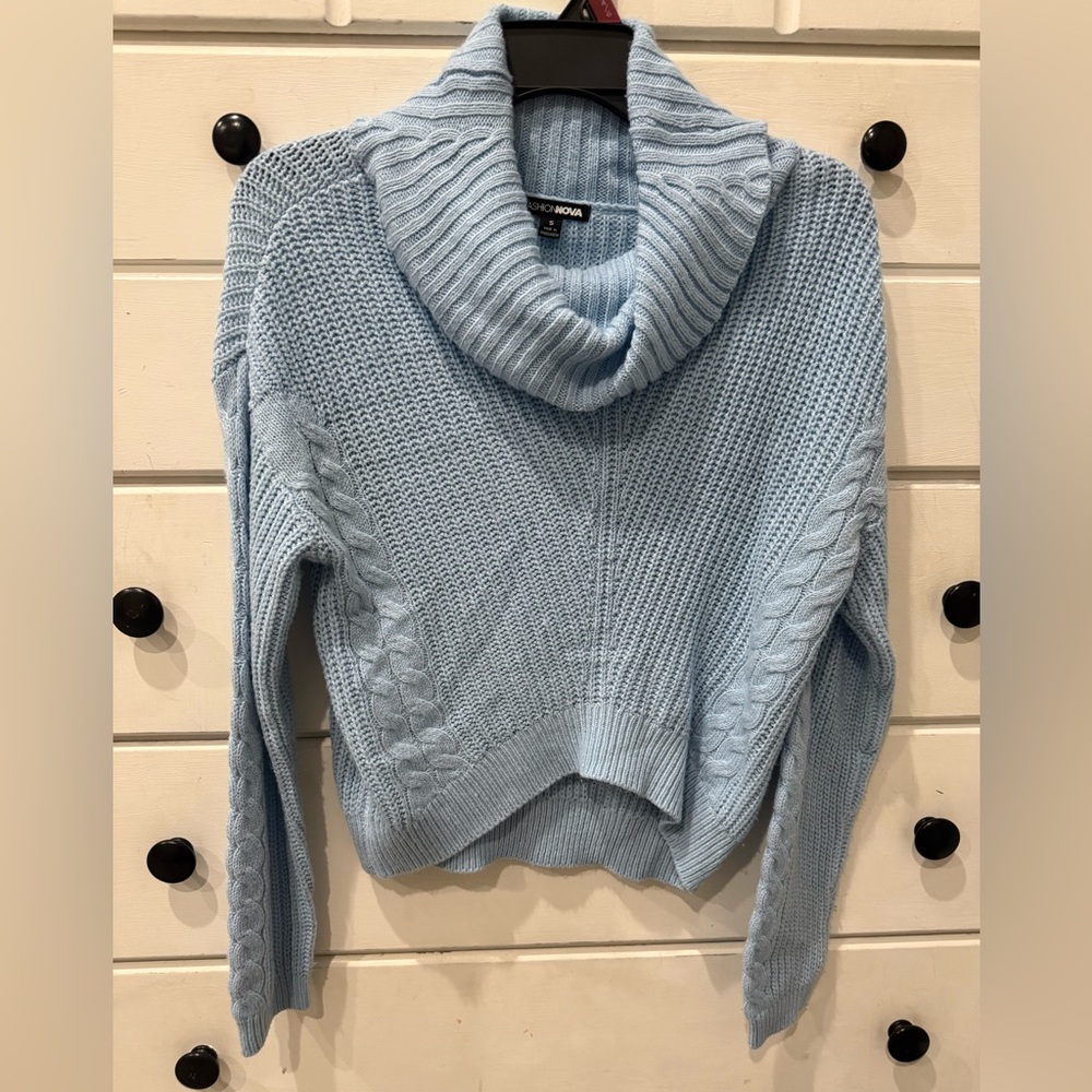 Blue Fashion Nova Sweater